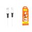 Кабель USB Type-C - Lightning HOCO X82 PD20W (белый) 1м (силиконовый)