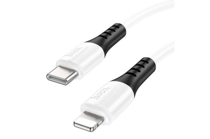 Кабель USB Type-C - Lightning HOCO X82 PD20W (белый) 1м (силиконовый)