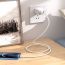 Кабель USB - Lightning HOCO X73, 2,4A (белый) 1м