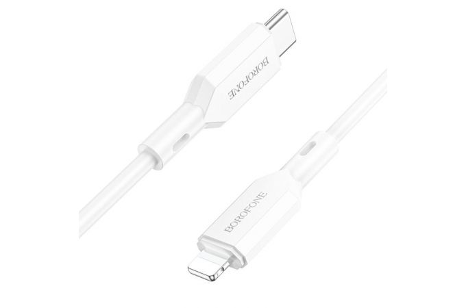 Кабель USB Type-C - Lightning BOROFONE BX70 PD (белый) 1м