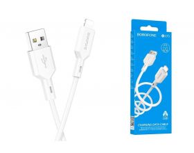 Кабель USB - Lightning BOROFONE BX70 2,4A (черный) 1м