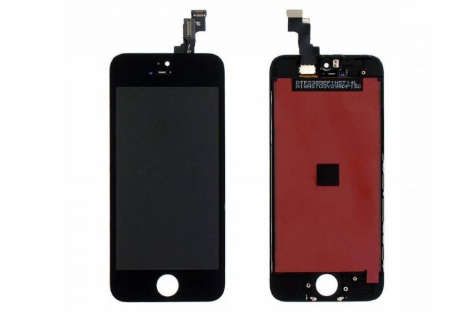 Дисплей для iPhone 5s/ SE в сборе с тачскрином и рамкой (черный)