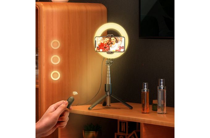 Кольцевая лампа настольная HOCO LV-03 для фото и видеосъемки