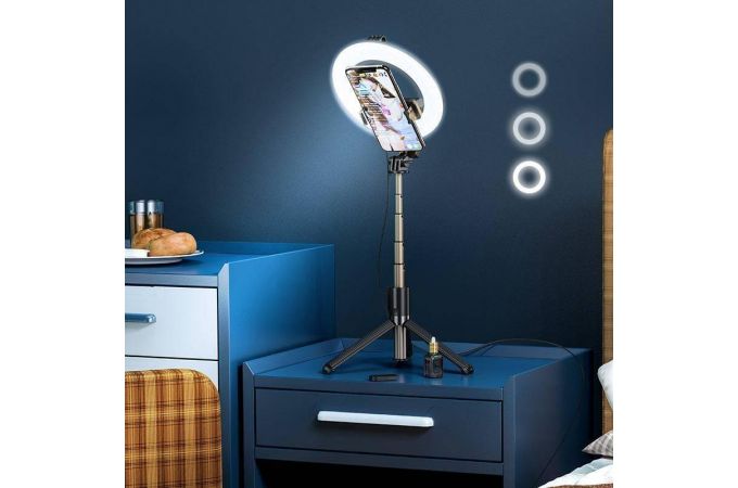 Кольцевая лампа настольная HOCO LV-03 для фото и видеосъемки