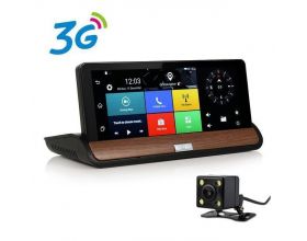 Автовидеорегистратор TDS TS-CAR04 (с экраном на панель, с камерой заднего вида)