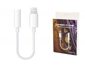 Адаптер для проводной гарнитуры iPhone c 3.5 мм на Lighting JH-001 BLUETOOTH (белый)
