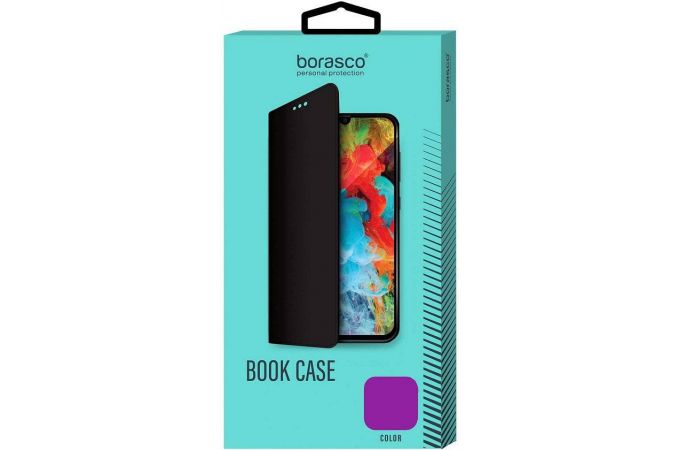 Чехол BoraSCO Book Case Универсальный размер M фиолетовый
