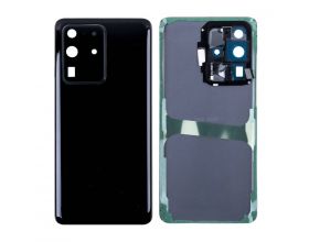 Задняя крышка для Samsung G988B Galaxy S20 Ultra + стекло камеры (черный) org