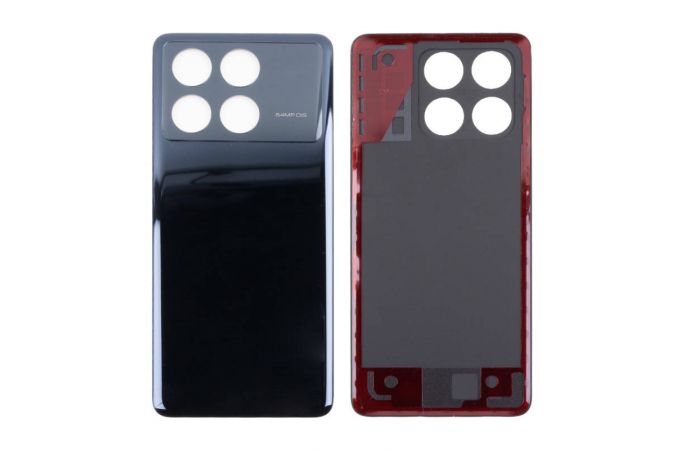 Задняя крышка для Xiaomi Poco X6 Pro 5G (2311DRK48G) (черный) HQ