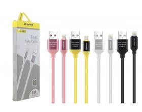 Кабель USB - Lightning AWEI CL-80 2A (цвет в ассортименте) 1м