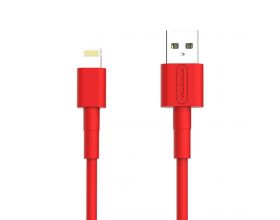 Кабель USB - Lightning SENDEM M66 5A (красный) 1м