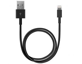 Кабель USB - Lightning Орбита OT-SMI19 (426) 1A (черный) 1м (упаковка 20шт)