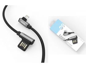 Кабель USB - Lightning EZRA DC09 2.1A (черный) 1.2м