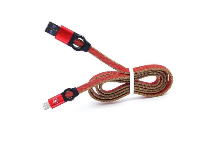 Кабель USB - Lightning Орбита OT-SMI22 2.4A (красный) 1м
