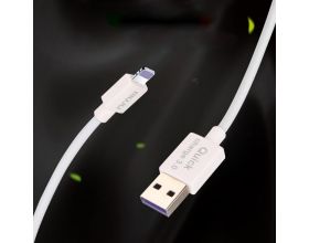 Кабель USB - Lightning MUJU MJ-78, 5A (белый) 1м