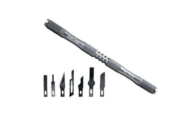 Резак RELIFE RL-101B с набором сменных лезвий (8 в 1)