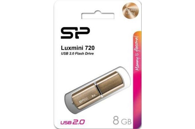 Флешка USB 2.0 Silicon Power Luxmini 720 Bronze 8Gb