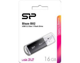 Флешка USB 2.0 Silicon Power Blaze B02 Black 16Gb