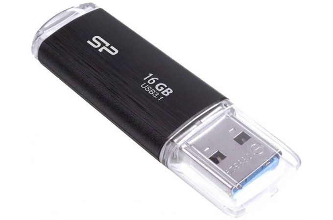 Флешка USB 2.0 Silicon Power Blaze B02 Black 16Gb