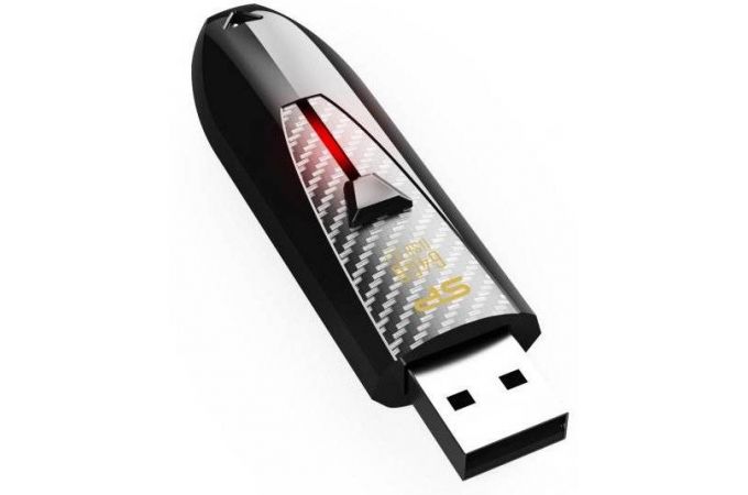 Флешка USB 2.0 Silicon Power Blaze B25 Black 64Gb