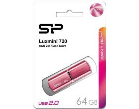 Флешка USB 2.0 Silicon Power Luxmini 720 Peach 64Gb