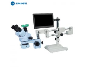 Микроскоп SUNSHINE SZM45T-STL2 (тринокулярный) + штатив + камера + монитор