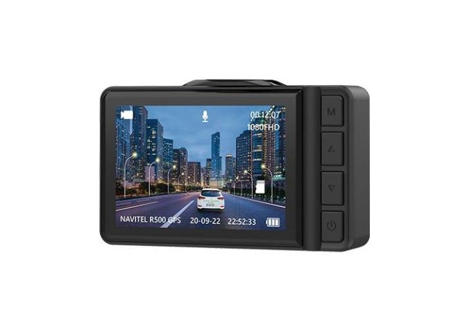 Видеорегистратор Navitel R500 GPS 1920х1080,130°,2.4",night vision,магнит,база камер