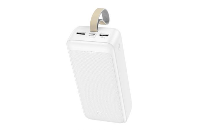 Универсальный дополнительный аккумулятор Power Bank HOCO J111B Smart (30000 mAh) (белый)