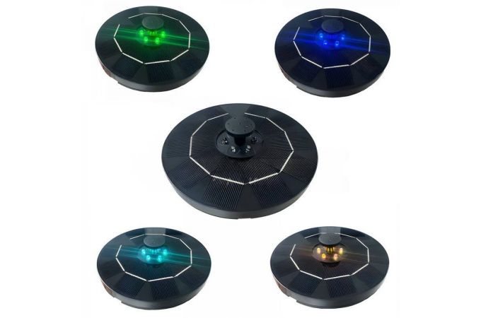 Фонтан на солнечной батарее Огонек OG-HOG16 с подсветкой (2Вт, 160мм)