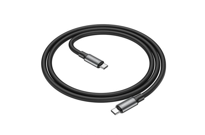 Кабель USB Type-C - USB Type-C BOROFONE BX82 Bountiful, 60W, 3A (черный) 1м