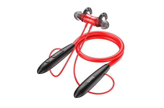 Наушники вакуумные беспроводные HOCO ES61 Manner, 200 мАч (красный)