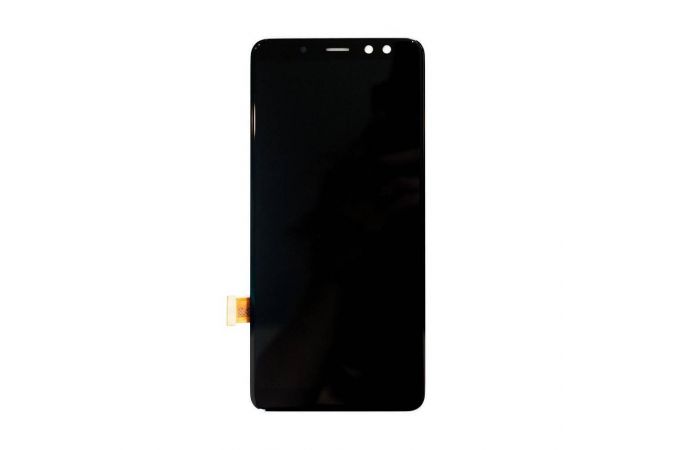 Дисплей для Samsung A530F Galaxy A8 (2018) Black (черный) в сборе с тачскрином, 100%