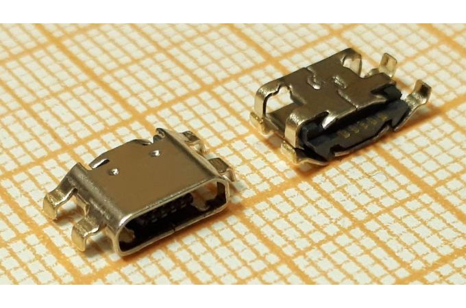 microUSB 2.0 разъем для планшетов Jack007 (5pin) комплект 10 шт