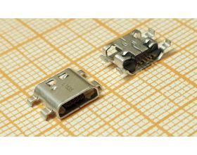 microUSB 2.0 разъем для планшетов Jack009 (5pin) комплект 10 шт