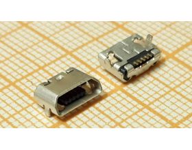 microUSB 2.0 разъем для планшетов Jack018 (5pin) комплект 10 шт