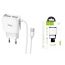 Сетевое зарядное устройство 2USB + кабель Type-C HOCO C59A Mega joy (белый)