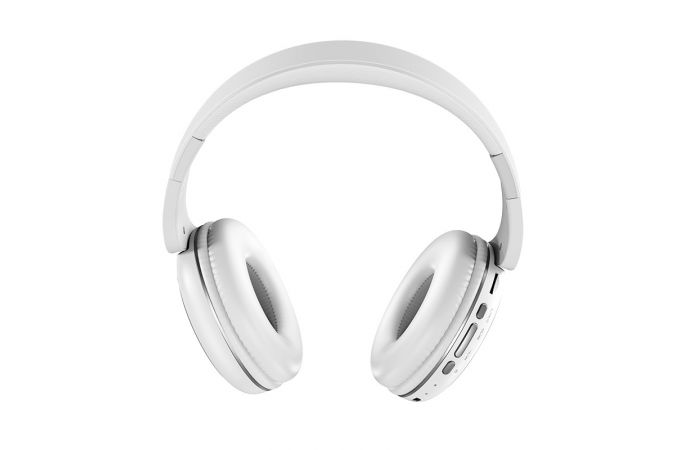 Наушники мониторные беспроводные HOCO W23 Briliant sound wireless headphones Bluetooth (белый)