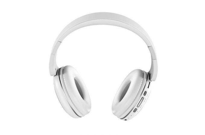 Наушники мониторные беспроводные HOCO W23 Briliant sound wireless headphones Bluetooth (белый)