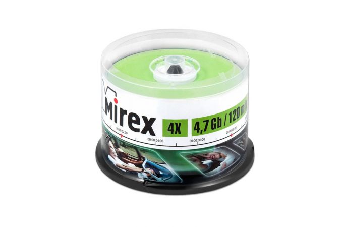 DVD-RW Mirex 4,7 Гб 4x (пластиковый бокс 50 штук)