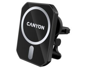 Держатель автомобильный для телефона Canyon CM-15, 15W, магнитный,