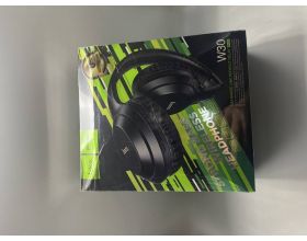 Наушники мониторные беспроводные HOCO W30 Fun move BT wireless headphones Bluetooth (черный) (УЦЕНКА! МЯТАЯ УПАКОВКА)