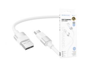 Кабель USB - USB Type-C BOROFONE BX106, (белый) 1м