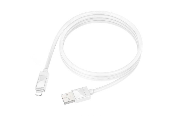 Кабель USB - Lightning BOROFONE BX109, 2,4A (белый) 1м