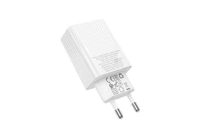 Сетевое зарядное устройство USB-C BOROFONE BAS75A Source PD30W зарядное устройство (EU) белые
