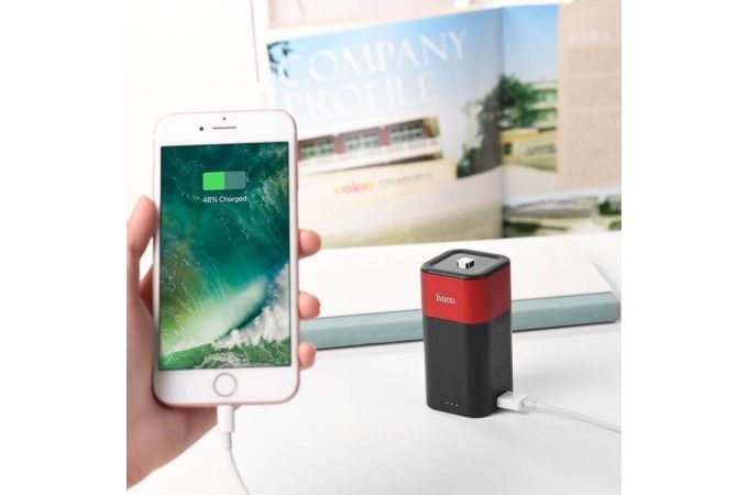 Универсальный дополнительный аккумулятор Power Bank HOCO J24 (8000 mAh) (красный)