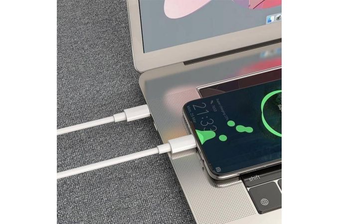 Кабель USB Type-C - USB Type-C BOROFONE BX44, 5A/20V, PD100W (белый) 2м
