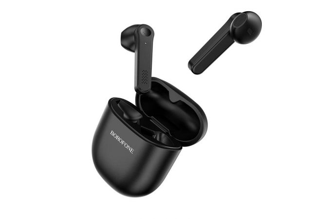 Наушники вакуумные беспроводные BOROFONE BE49 Serenity TWS wireless BT Bluetooth (черный)