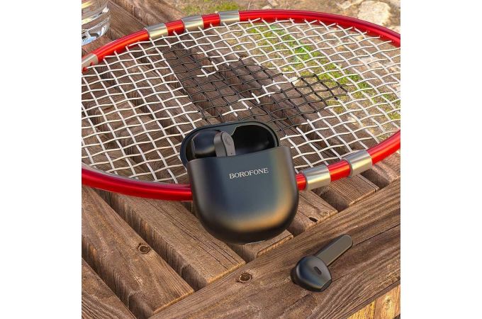 Наушники вакуумные беспроводные BOROFONE BE49 Serenity TWS wireless BT Bluetooth (черный)