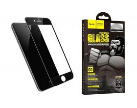 Защитное стекло дисплея iPhone 7/8/SE2 HOCO G1 Flash attach Full Screen HD tempered glass (черный)