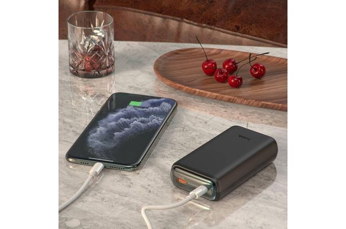 Универсальный дополнительный аккумулятор Power Bank HOCO Q1A (20000 mAh) (черный)
